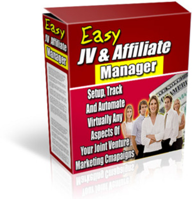 Product picture Easy JV and Affiliate Manager With MRR