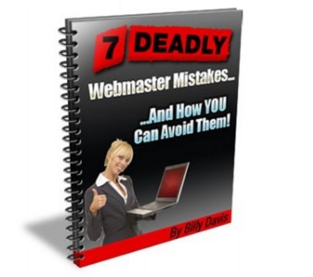 Product picture 7 DEADLY Mistakes Nearly ALL Webmasters Make 