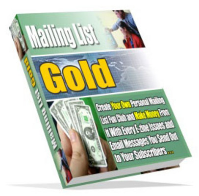 Product picture Mailing List Gold With MRR