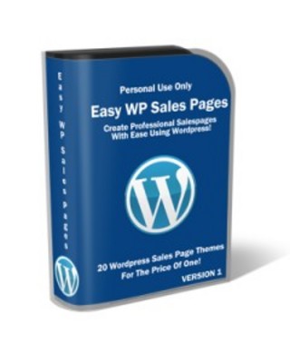 Product picture Brand New Easy WP Sales Pages in 2009 With PLR