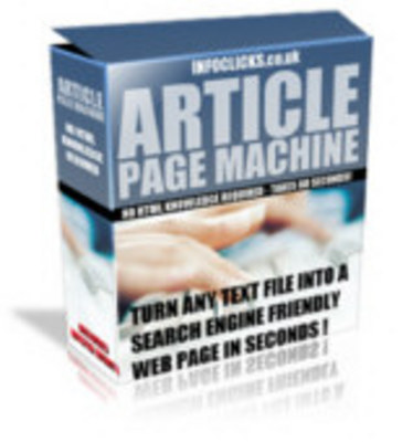 Product picture Article Page Machine With PLR   