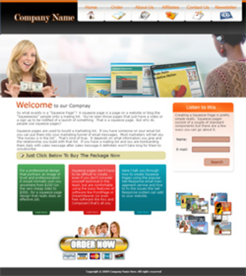 Product picture 5 HTML Templates With PLR