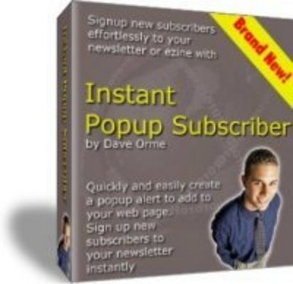 Product picture Instant Popup Subscriber With PLR