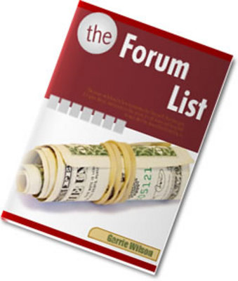Product picture The Forum List With PLR