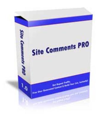 Product picture MRR Site Comments Pro