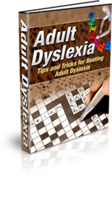 Product picture *New* Ebook Adult Dyslexia With PLR
