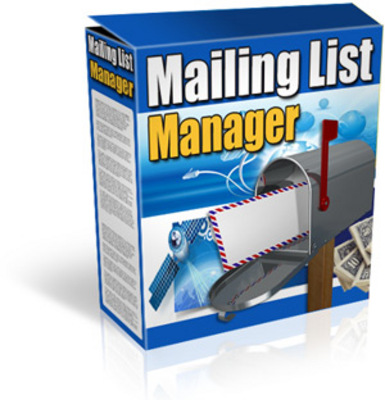 Product picture Mailing List Manager With MRR