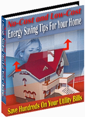 Product picture No Cost and Low Cost Home Energy Saving Tips With PLR