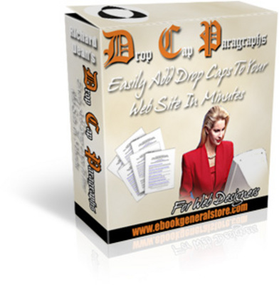 Product picture Drop Cap Paragraphs With PLR