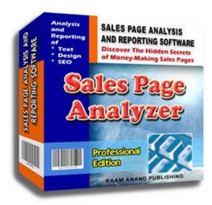 Product picture Sales Page Analyzer With PLR