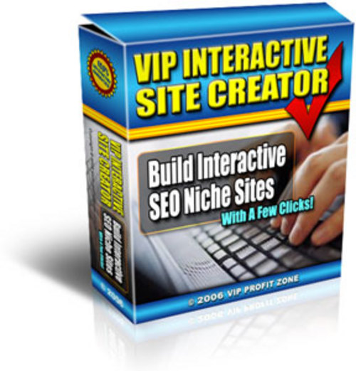 Product picture VIP Interactive Site Creator With MRR