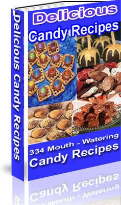 Product picture 334 Mouth Watering Candy Recipes With PLR
