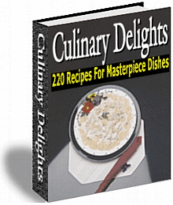 Product picture Culinary Delights With PLR