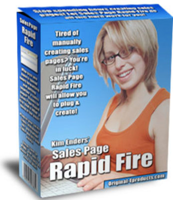 Product picture Sales Page Rapid Fire With PLR