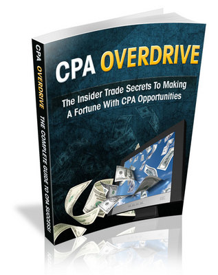 Product picture *New* CPA Overdrive in 2009 With MRR