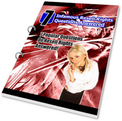 Product picture Infamous Resell Rights Questions FullPack With PLR 