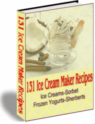 Product picture 131 Ice Cream Maker Recipes With PLR 